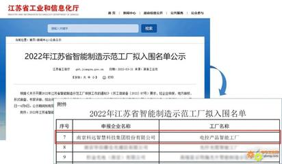 引領(lǐng)智造!科遠(yuǎn)智慧入選2022年江蘇省智能制造示范工廠!